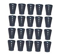 Healeved 30 pièces Housses de Protection pour Moxibustion PC Anti-cendres Résistantes Chaleur Base Fixe Pratique pour Moxa Protège la Peau et Favorise la Circulation Interne