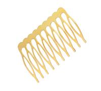 Healeved 30 Pièces Lot de Peignes Métalliques Dorés à Dents Accessoires Coiffure et Filles Inserts pour Chignons et Peignes Latéraux