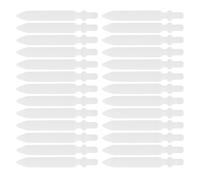 Healeved 30 Pièces Pointes de Rechange pour Stylo à Peinture, Nylon Blanc
