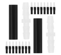 Healeved 30 Pièces Raccords de Tuyau D’oxygène pour Aquarium, Plastique | Tuyau D’air Aquarium et Pompes à Air, Usage en Bassins D’eau Douce, Protection du Tube