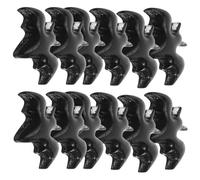 Healeved 300 Pièces Charmes de Manucure Halloween en Résine Noire, Breloques pour Ongles Forme Chauve-souris, Style Sombre et Rétro, Finition Réaliste, Accessoires pour Carnaval et Cosplay