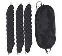 Healeved 30pièces Masque De Sommeil Polyester Œillères Légères Et Confortables Oculaire Pour Voyage Et Aviation Couleur Noire Thérapie Chaude Froide