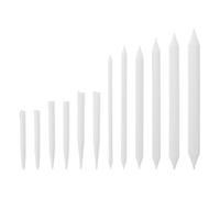 Healeved 36 Pièces Estompes Double-embout en Papier Blanc, Légères Pointes Remodelables, pour Dessin et Croquis en rtistes et Étudiants