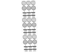 Healeved 3ensembles Caps De Perruque De Filets Respirants Et Confortables Pour Des Perruques Accessoires De Coiffure Avec Clips Et Filets Et Carrés