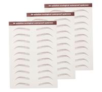 Healeved 3feuilles Autocollants Pour Sourcils Imperméables Tatouages Sourcils à Décoller Transferts Naturels
