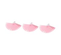 Healeved 3paquets Pack De Forme De Fan Pour Vernis à Conseils De Pratique Et Support Affichage Avec Anneau Rose Palette De Couleurs Pour Nail Art
