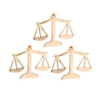 Healeved 3pièces Broches Balance Justice Épingle de Revers Alliage Métallique pour Hommes et Femmes Étudiants Droit Costumes et Vêtements