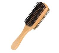 Healeved 3pièces Brosse à Barbe Double Face De Hêtre Avec Poils Sanglier Brosse De Coiffure Professionnelle Pour Types De Barbes Nettoyage Des Cheveux Égarés