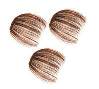Healeved 3pièces Fausse Frange Postiche Accessoires De Coiffure Cosplay Air Lifelike Pour Événements Et Fêtes