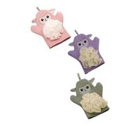Healeved 3pièces Gants De Bain Exfoliants Pour Gants Massages Et Nettoyage Pour Attrayantes Matcha Secret