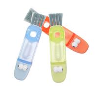 Healeved 3pièces Goupillon De Nettoyage Multi-usages Pour Biberons Brosse à Poils Souples Et Grattoir Amovible Pour Tasses Et Récipients
