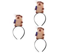 Healeved 3pièces Headband Adorable Cartoon Accessory Pour Et Cosplay Accessoire De Costume Avec Oreilles De Pour Événements Et