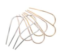 Healeved 3pièces Lot De Peignes à Cheveux Latéraux Métal Fourchettes à Cheveux Style Français Peigne à Picots Forme De u Pour Femmes Accessoire De Coiffure Pour Mariage Et Fête
