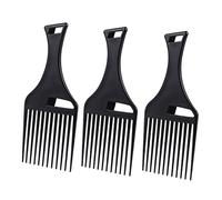 Healeved 3pièces Peigne Démêlant Pour Cheveux Bouclés Naturels Lot De à Cheveux Pour Perruque Adapté Femmes Hommes