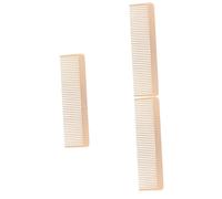Healeved 3pièces Peigne Métal Doré Pour Homme Peigne à Barbe Ergonomique Multifonction Alliage De Zinc Pour Salon Et Usage Domestique