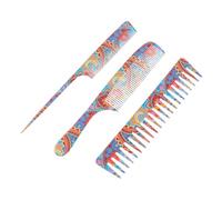 Healeved 3pièces Peignes De Coiffure Peignes à Large Dents Et Outils De Coiffure Idéaux Pour Démêler Et Styliser Cheveux Assortiment De