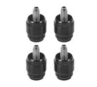 Healeved 4 Ensembles Insert D'olive de Frein Hydraulique en Alliage D'aluminium Noir, Outil à Aiguille D'huile Vélo Résistant à L'usure et Anti-poussière pour Flexible de Frein à Disque