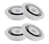 Healeved 4 Ensembles Joints D'étanchéité en Silicone Anneaux Anti-fuite Résistants à L’humidité, Compatibles Entretien et Protection pour Brosse à Dents Électrique Brosse à Dents Adulte,