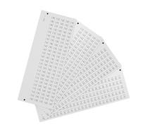 Healeved 4 feuilles Autocollants Numérotés pour Vernis à Ongles Étiquettes Adhésives pour Organisation Couleur pour Classement Inventaire et Identification Facile