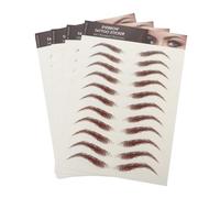 Healeved 4 feuilles Stickers Sourcils Imitation Poils Sourcils Autocollants Naturels pour Femmes
