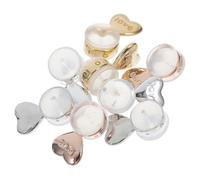 Healeved 4 Paires de Bouchons D'oreilles en Silicone de Cœur, Réutilisables et Faciles à Nettoyer, Support pour Boucles D'oreilles Lourdes et Oreilles Tombantes