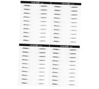 Healeved 4 Paires De Feuilles Patch De Sourcil Artificiel Coller Sur Le Front Autocollants De Tatouage De Sourcil Maquillage Des Sourcils Les Sourcils Autocollant De Tatouage De Sourcil