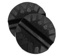 Healeved 4 Patins en Caoutchouc pour Cric Hydraulique Support Antidérapant 4 Pièces Patins de Cric Stabilisateur pour Voiture Camping-Car et Remorque Accessoires de Levage Sécurisés