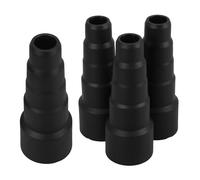 Healeved 4 Pièces Adaptateur pour Tuyau D'aspirateur Noir Lot de 4 Pièces Réducteur 9/10'' vers 2'' Accessoires de Nettoyage Compatibles pour Aspirateur Eau et