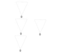 Healeved 4 Pièces Ancient Egyptian King Pendant Necklace Mummy Motif Creepy Halloween Jewelry For Men Women Party And Everyday Wear