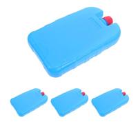 Healeved 4 Pièces Bloc de Glace Réutilisable 250ml en Pe Sûr et Portable pour Lunch Boxes et Activités en Plein Air en Été