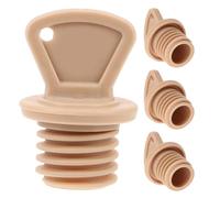 Healeved 4 Pièces Bouchons Caoutchouc pour Bouteille Eau Chaude Lot de Bouchons Étanches et Résistants Chaleur Remplaçants Pratiques et Flexibles pour Sacs Eau Chaude Protection Anti-fuite