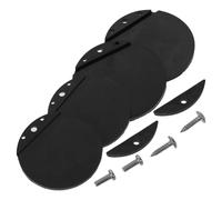 Healeved 4 Pièces Clapet de Vidange de Bateau Clapet de Dalot de Bateau Caoutchouc Noir Joint Anti-Fuite Conforme aux Normes Internationales Entretien Quotidien