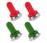 Healeved 4 Pièces Couvre-interrupteur Étanche Caoutchouc pour Guitare et Basse Protection Antipoussière et Imperméable Capuchon pour Bouton de Commande Accessoires