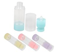 Healeved 4 Pièces Ensemble De Bouteilles Shampoing Et Revitalisant De Voyage Contenants De Voyage Rechargeables Distributeur De Pompe à Lotion Parfum Bouteilles D'eau Comme