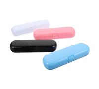 Healeved 4 Pièces Étui pour Brosse à Dents Électrique Boîtes Réutilisables Porte-Brosse à Dents Électrique Portable