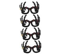 Healeved 4 Pièces Halloween Araignée PP et Accessoire de Fête pour Déguisement et Photos pour Festivals et