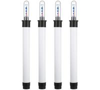 Healeved 4 Pièces Indicateurs de Niveau d'eau Plastique Blanc pour Plantes en Pot Facile à Utiliser sans Outils, Rappel de Pénurie d'eau pour Jardin Intérieur