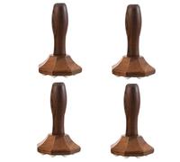 Healeved 4 Pièces Masseur à bille roulante sculpture massage facial corps appareil masseur musculaire masseur lymphatique lipo roller masseur de taille domestique Bois
