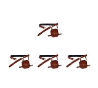 Healeved 4 Pièces Paquet Banane Médiéval Vintage en Cuir Synthétique Marron, Étanche et Polyvalent, Accessoire de Costume pour Fête Halloween et Promenade