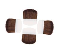 Healeved 4 Pièces pinceau de maquillage petit poudre soin du visage Se maquiller dégrossi pinceau blush pour les joues pinceau blush pour femme rougir Plastique blanche