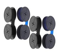 Healeved 4 Pièces Ruban de Nylon Encreur Compatible Machine Noir avec Vintage Modèle Général et Ne800, Solution Remplacement Facile Classiques à Écrire pour Projets D'écriture