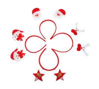 Healeved 4 Pièces Serre-tête Sapin De Noël Bandeau Flocon De Coiffe Père Noël Lot De Aléatoires