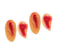Healeved 4 Pièces Stickers Halloween Effrayants Latex Décorations Temporaires Réalistes pour Costume Plaies et Cicatrices Sanglantes pour Fête Déguisement Horreur