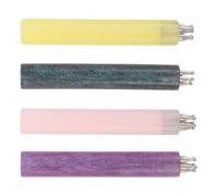 Healeved 4 Pièces Stylo de Pointage pour Nail Art à Cinq Pétales, | Pointe Fine et Embout Boule Interchangeables, Manche Ergonomique, pour Salon, Maison, Placement de Décorations