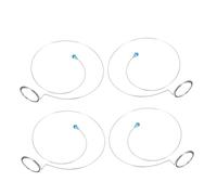 Healeved 4 Pièces Support Loupe Métal Réglable pour Montre Fil de Fixation Sécurisé Outil Réparation Horlogerie Maintien Stable pour Loupe Grossissante