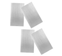 Healeved 4 Pièces Tapis Isolant Automobile, Matériau D'insonorisation pour Voiture, Feuille en Aluminium et Écume, Argenté, Isolation Thermique et Phonique, Pose Diy, pour Voiture et Mur,