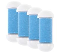 Healeved 4 Têtes De Rechange Pour Râpe À Pied Électrique Recharges De Rouleau Pour Soin Des Pieds Élimine Peaux Mortes Callosités Et Cuticules Compatible Avec Appareil De Ponçage Standard