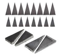 Healeved 40 cales triangulaires pour manche de marteau de forgeron