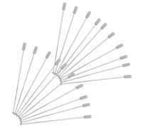 Healeved 40 Épingles à Boutonnière en Métal 90 MM avec Embouts de Sécurité Lot de 40 Pièces pour Broches Longues Accessoires DIY pour Couture Broches à Revers et Décoration de Foulards