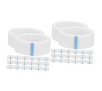 Healeved 40 Rouleaux Tissu non tissé d'isolation roller rouleuse grip tape ruban adhésif bande de tissu respirant fournitures d'extension de cils ruban de maquillage pour les yeux